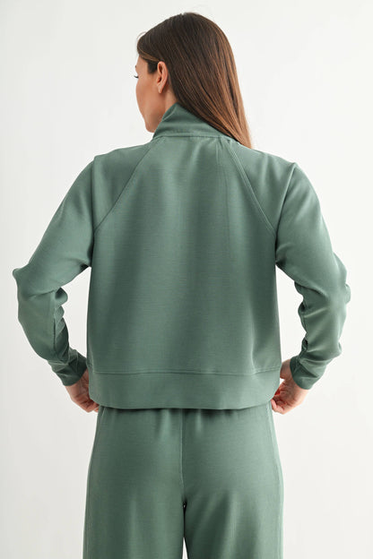 Luxe Rib 1/4 Zip Sweater