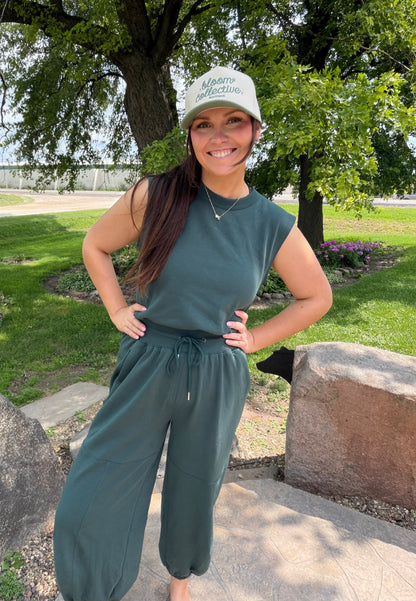 Drawstring Jumpsuit
