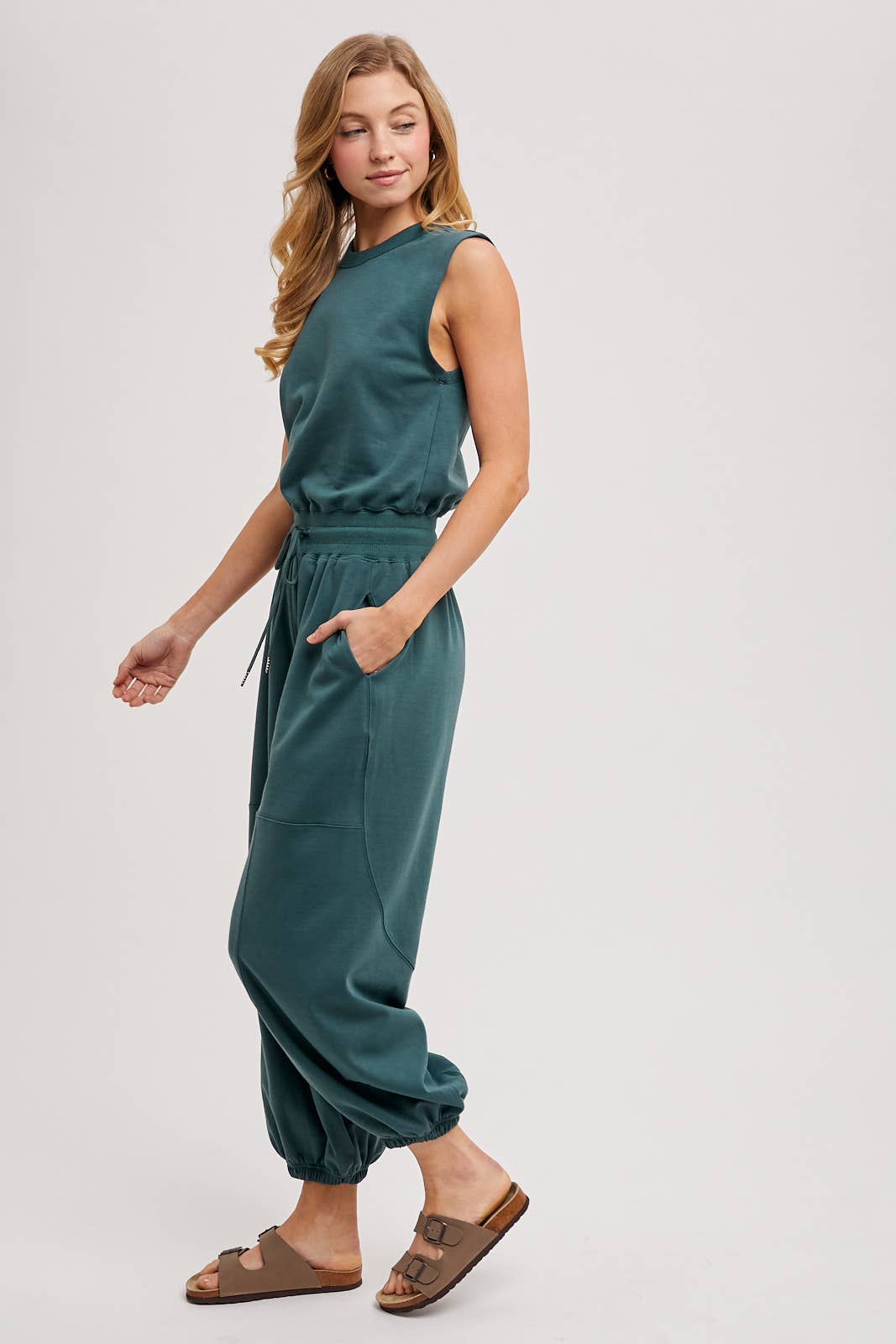 Drawstring Jumpsuit