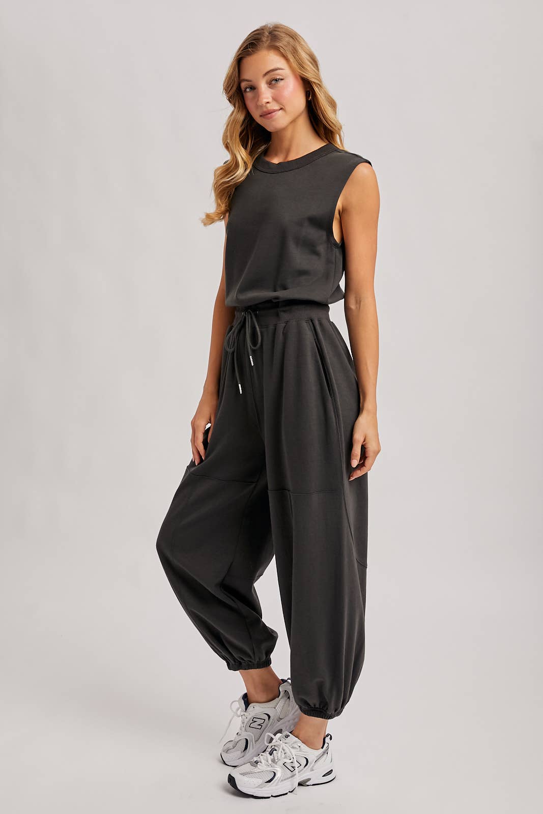 Drawstring Jumpsuit