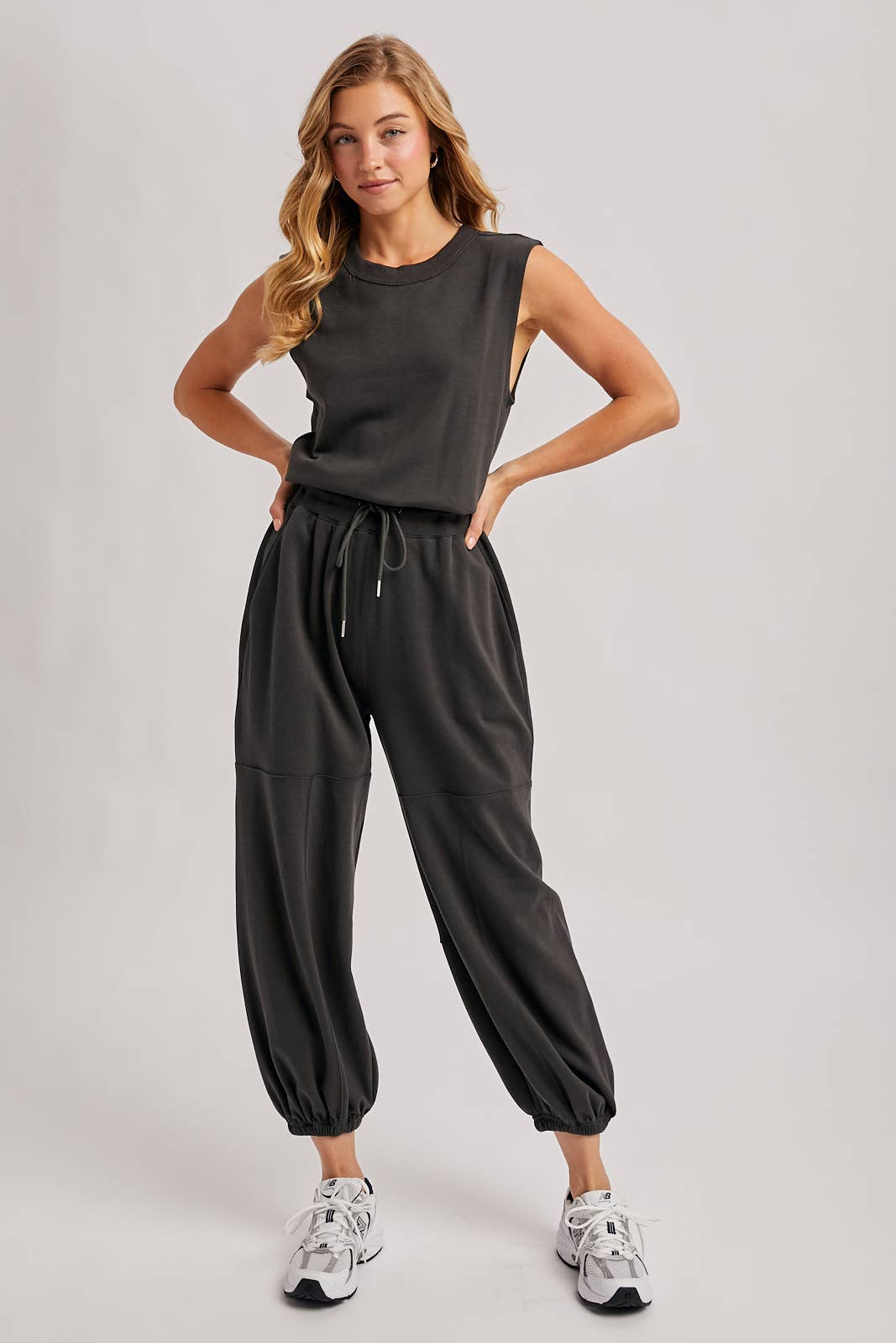 Drawstring Jumpsuit