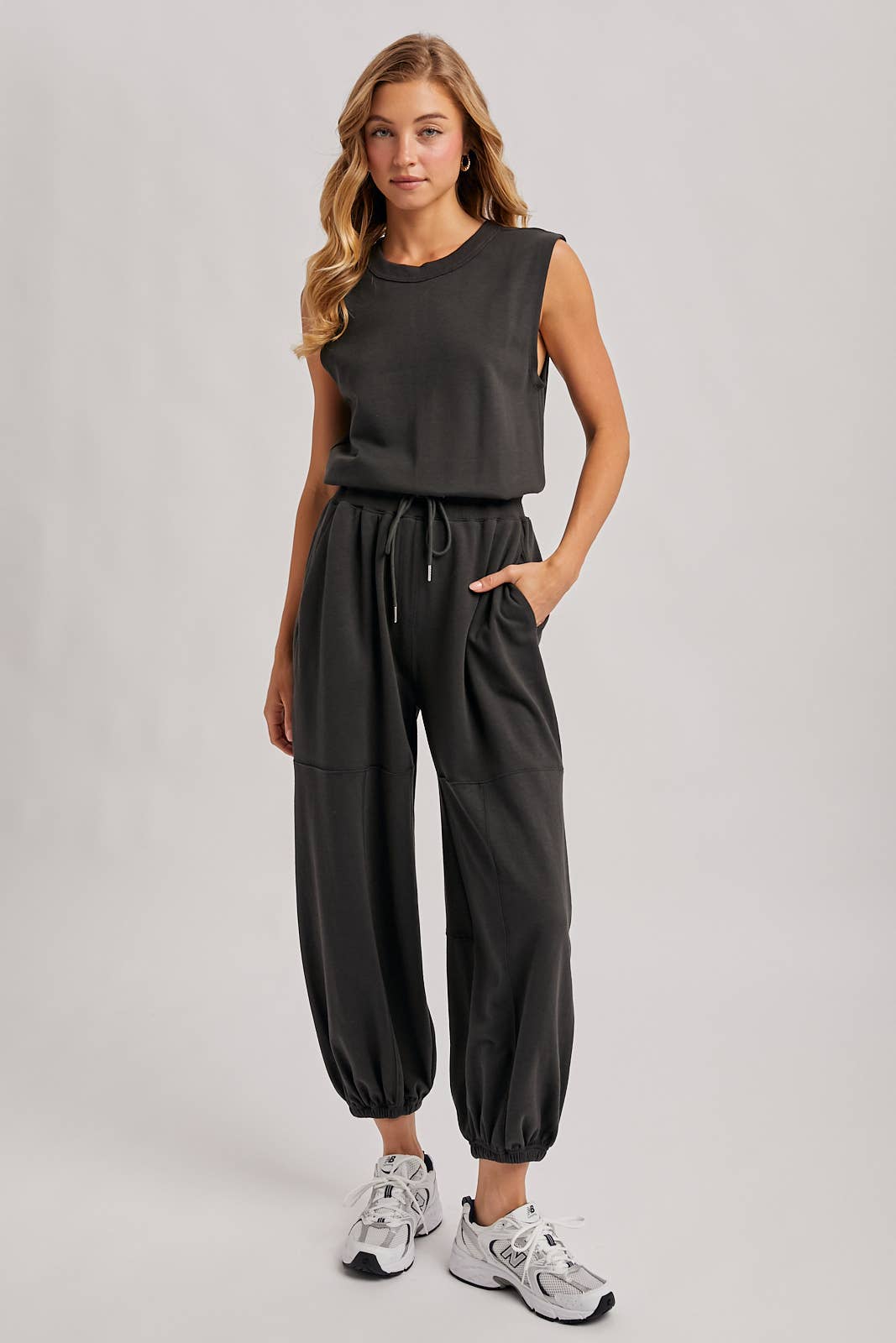 Drawstring Jumpsuit