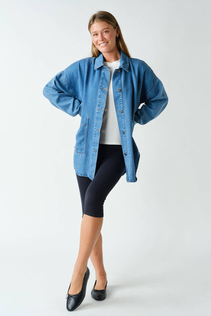Denim Oversized Shacket