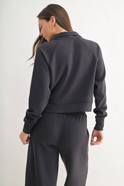 Luxe Rib 1/4 Zip Sweater