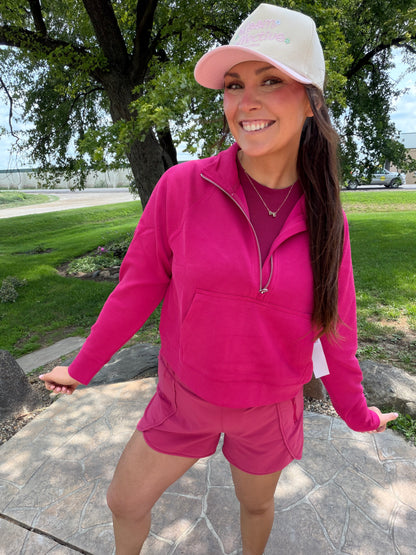 Luxe Rib 1/4 Zip Sweater