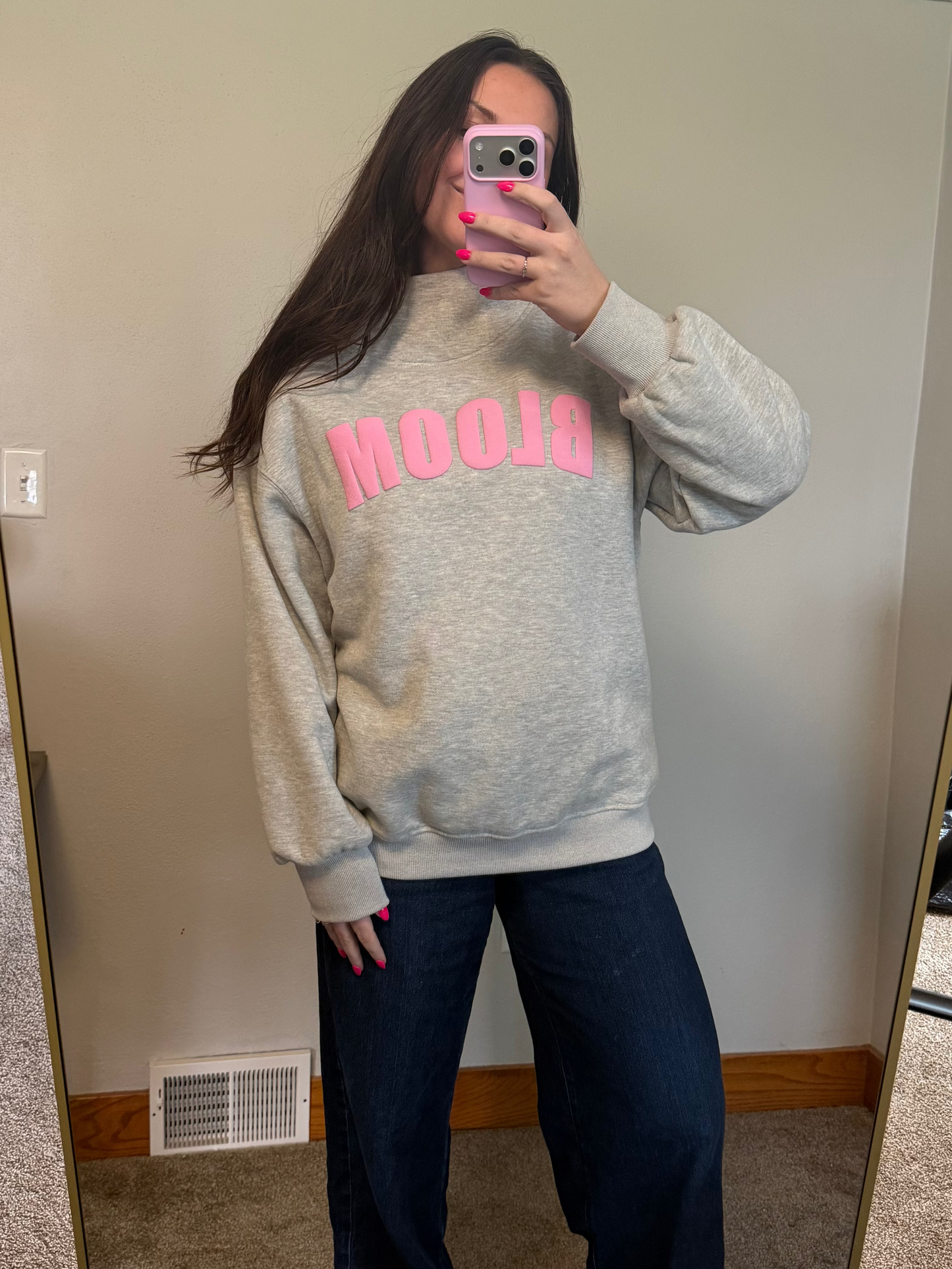 Bloom Mock Neck Sweatshirt