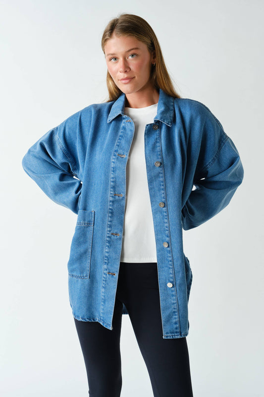Denim Oversized Shacket