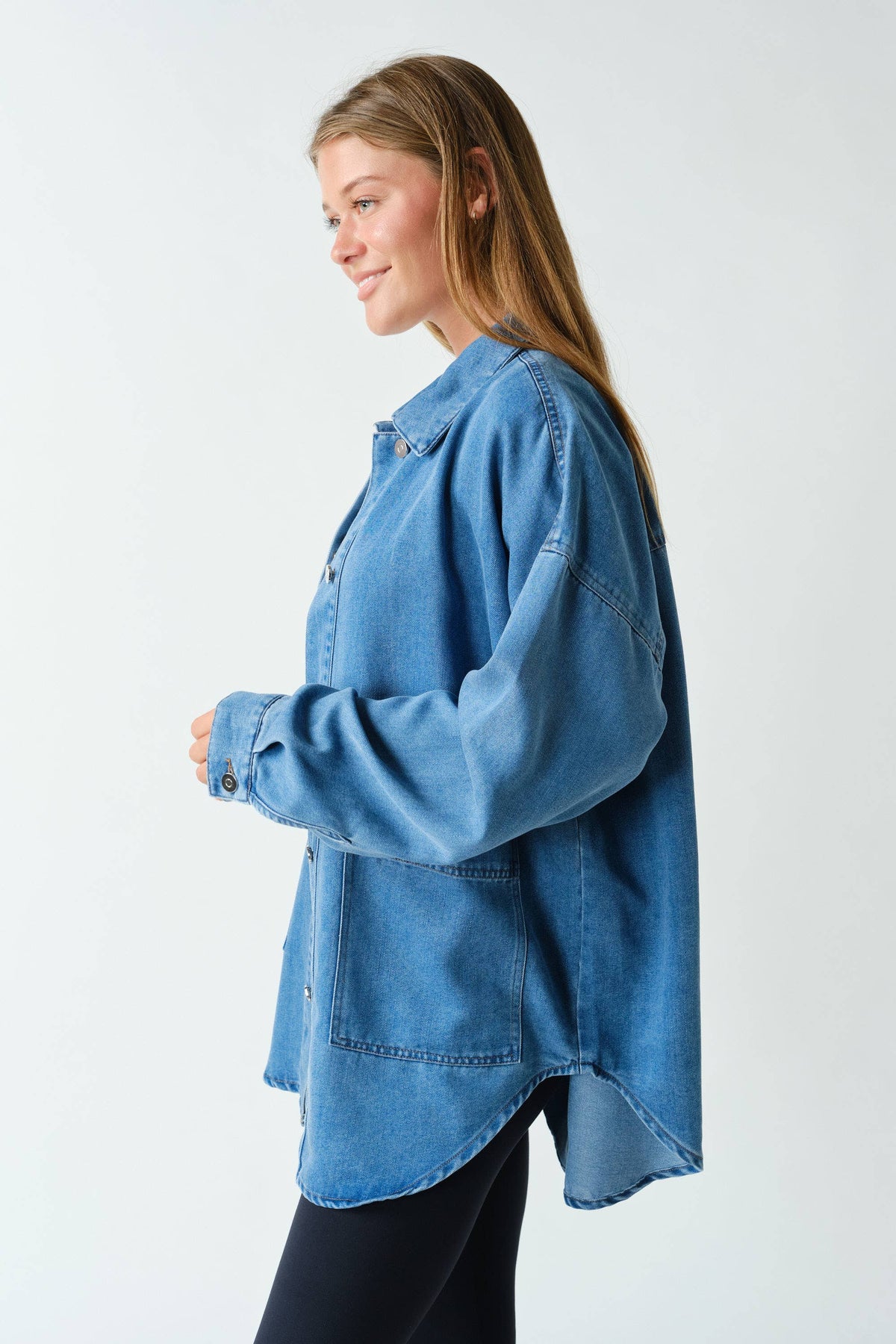 Denim Oversized Shacket