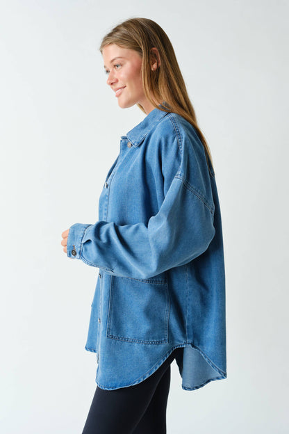 Denim Oversized Shacket