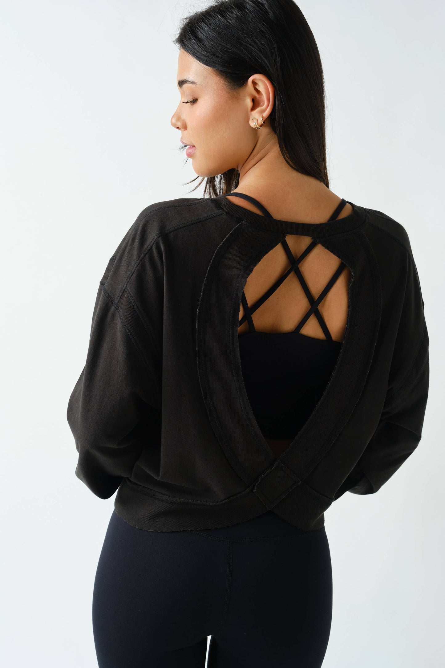 Open Back Long Sleeve Tee