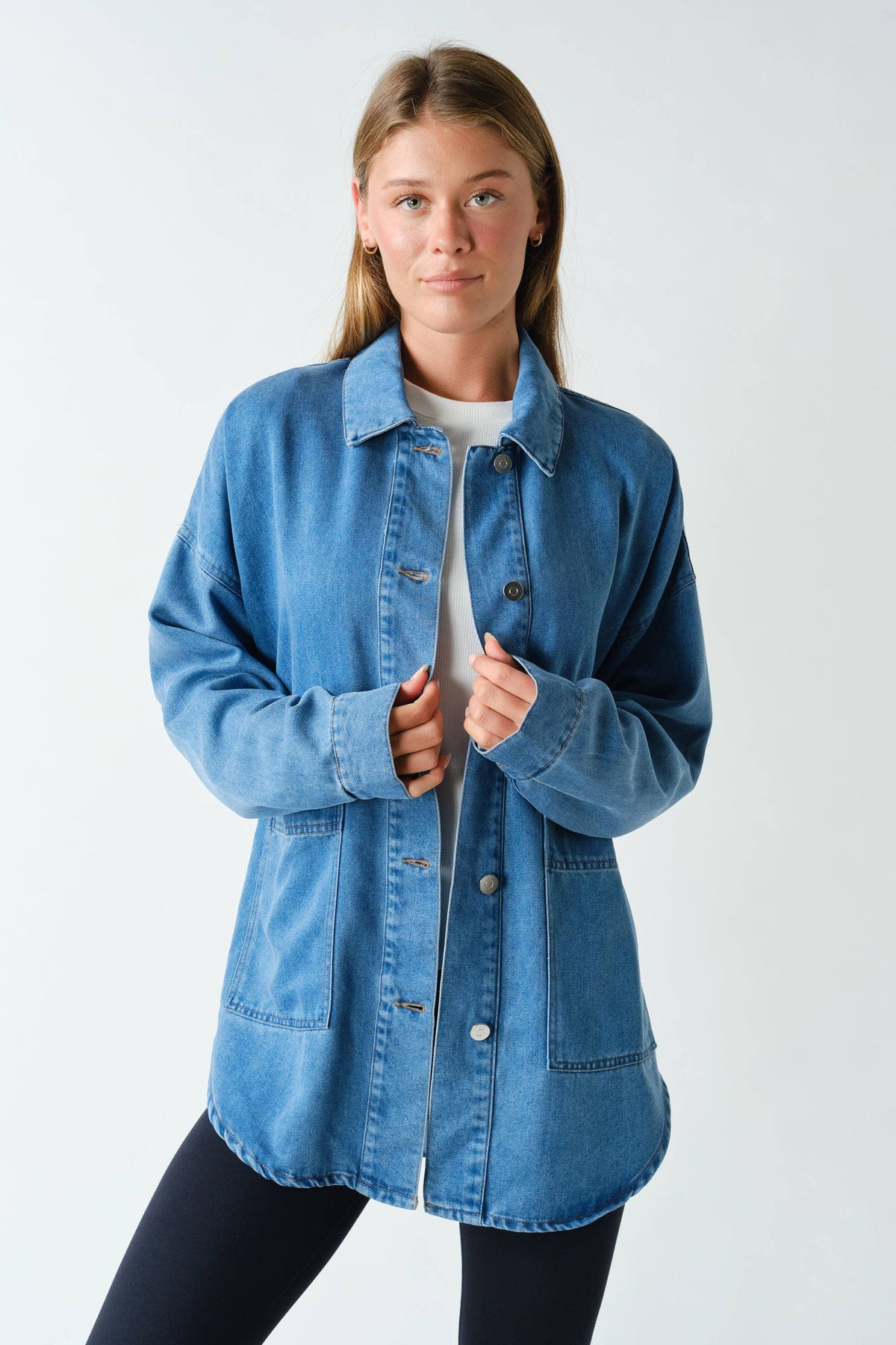 Denim Oversized Shacket